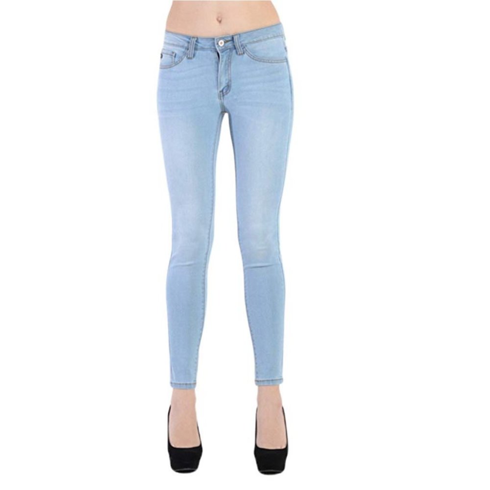 KanCan Women's Mid Rise Super Skinny Jeans